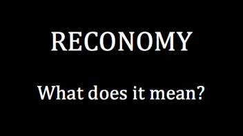 REconomy – what’s the Wikipedia definition?